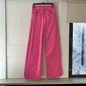 H&M pink twill pants